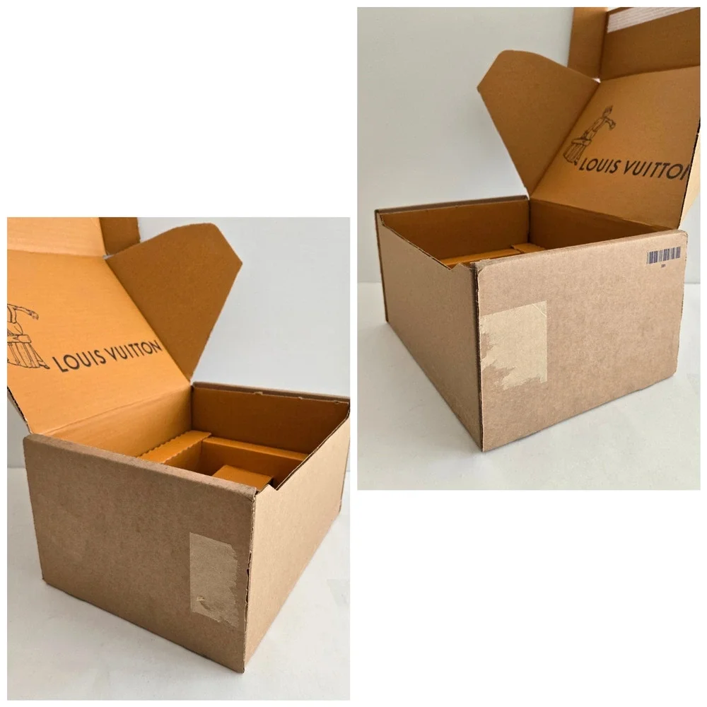Louis Vuitton Authentic Shipping Box Medium Gift Storage Box Logo Empty 12x9x6